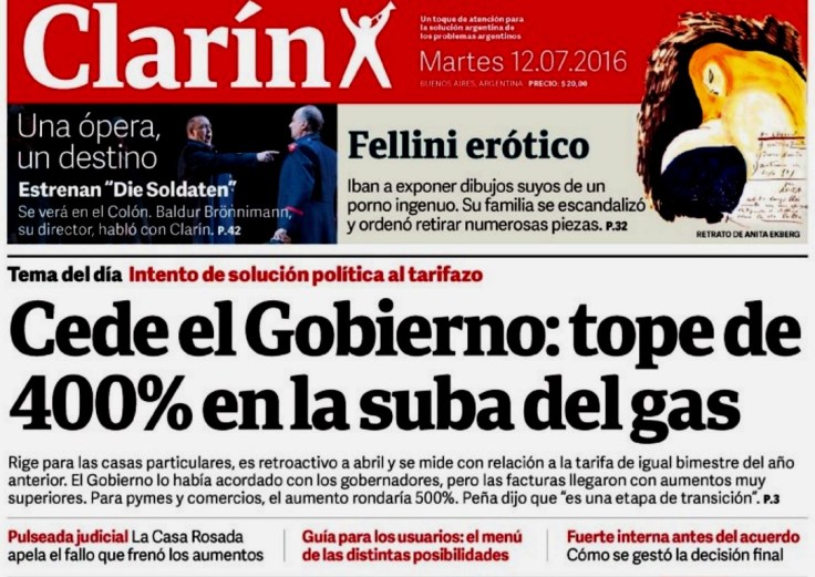 tapa clarin 12julio2016