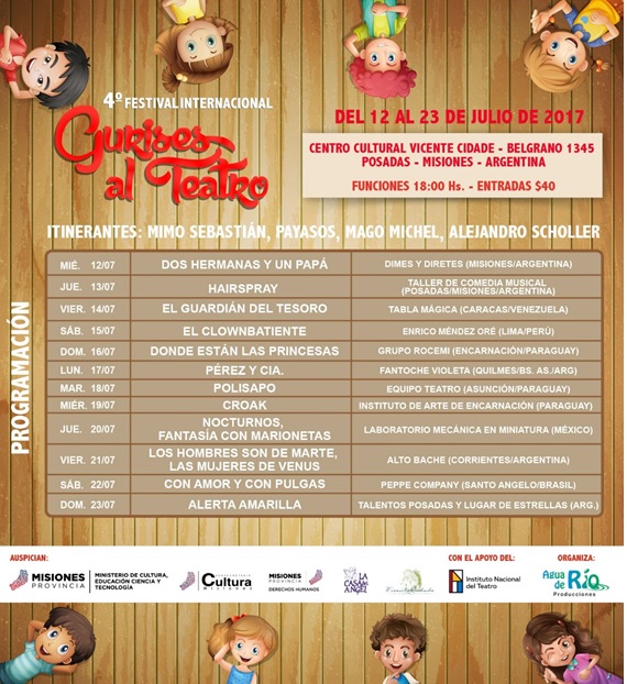 programa gurises al teatro