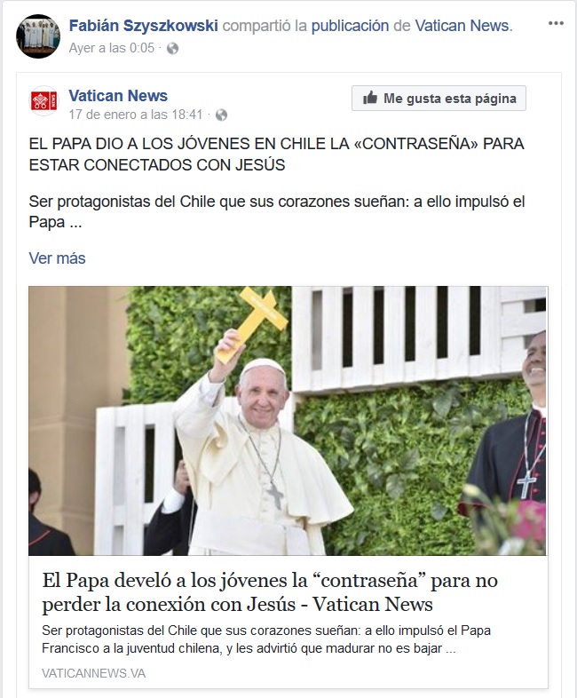 publicacion de facebook de szyszkowski