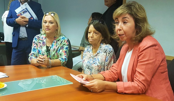 María Alejandra Méndez, Graciela Depetris y Raquel Martínez comision de salud lazos que atan a la vida (2)