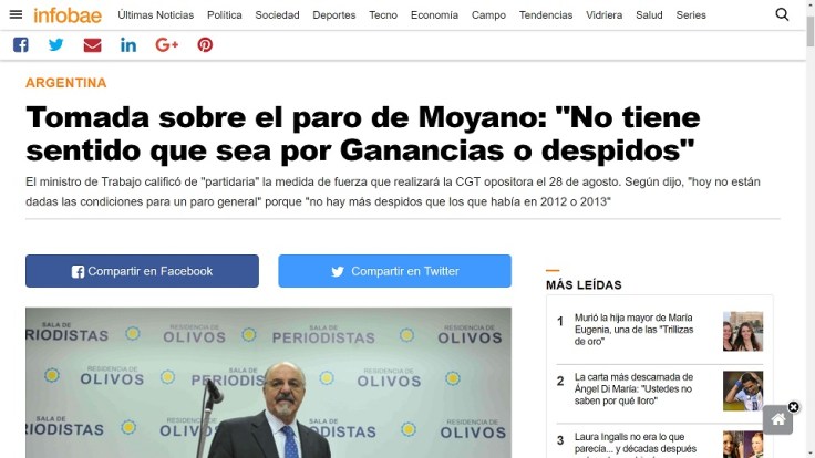 tomada PARO no tiene sentido web