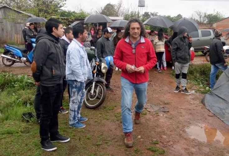 Diputado Sereno en Asamblea tarefera en Jardin América