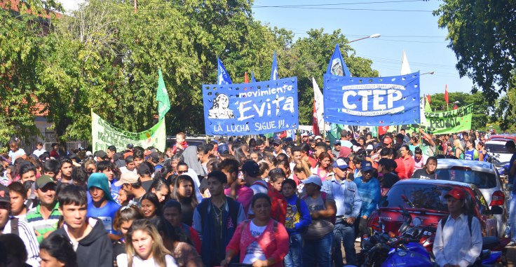 Marcha contra los tarifazos en Misiones
