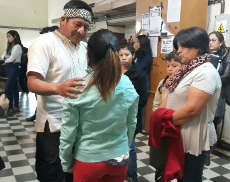 Miriam Bogado y el cacique Duarte