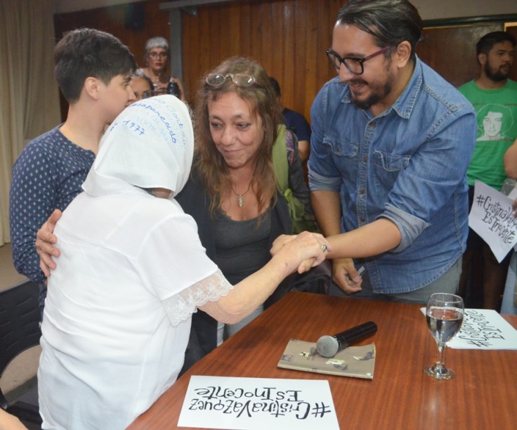 Nora Cortiñas con Marchesini