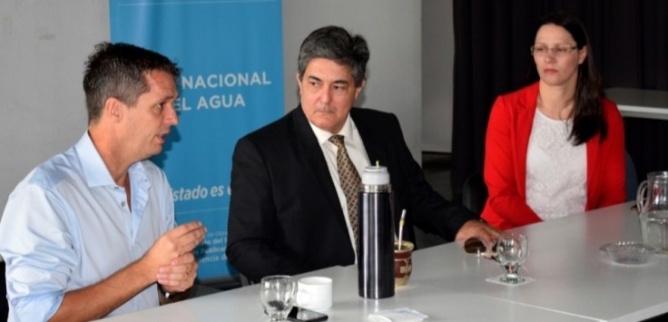 Intendentes de Misiones con autoridades de ENOHSA y de Energía, Sergio Lanziani