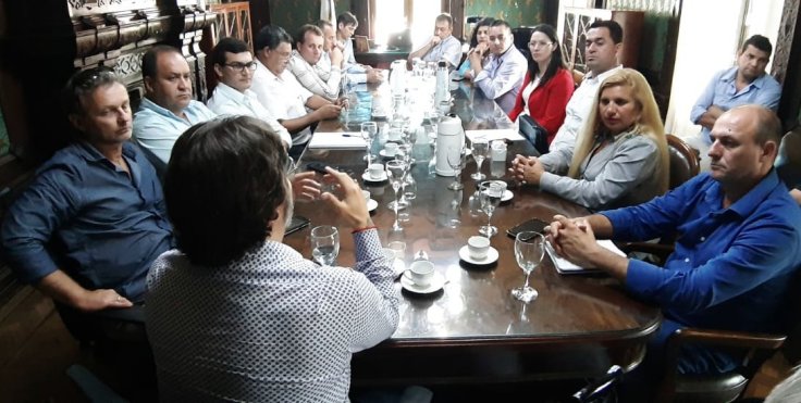 Intendentes de Misiones con autoridades de la Agencia Nacional de Discapacidad