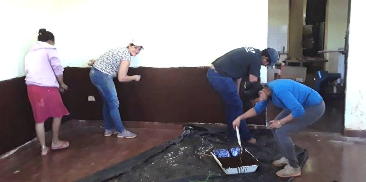 Las organizaciones sociales pusieron manos a la obra en escuelas12