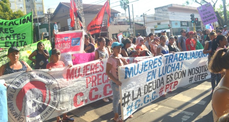 Movilización del 4to Paro Internacional de Mujeres y Disidencias Trabajadoras11