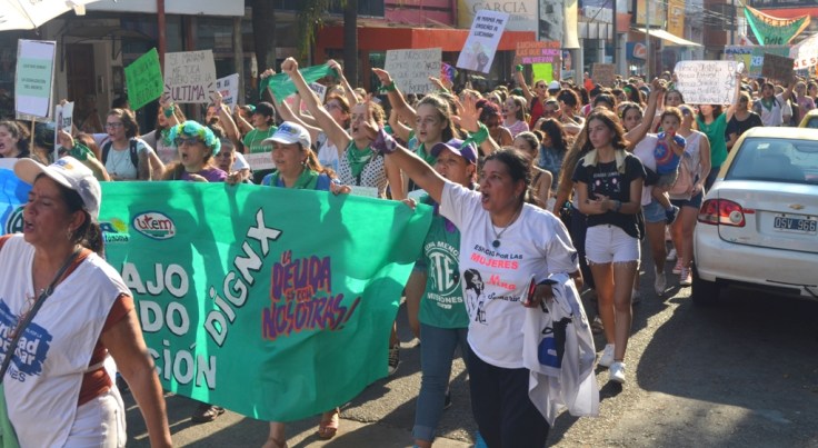 Movilización del 4to Paro Internacional de Mujeres y Disidencias Trabajadoras3