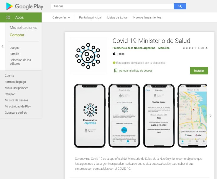 captura app presidencia geolocalización